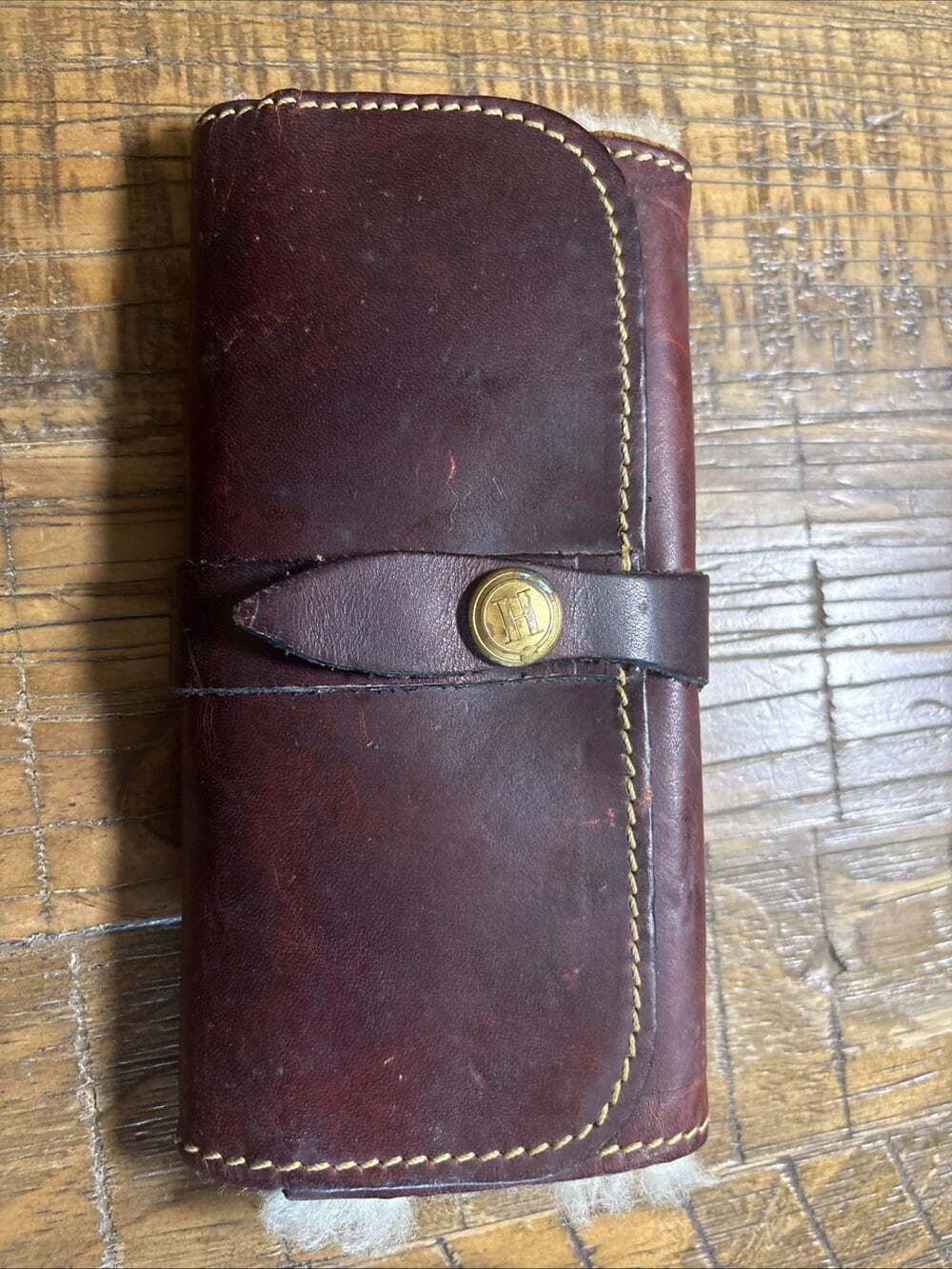 Vintage Holland Sport USA Leather Fly Fishing Pouch